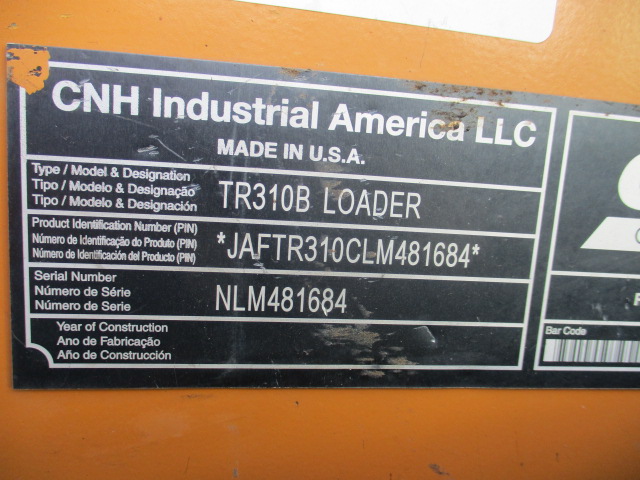 2020 Case TR310B Compact Track Loader