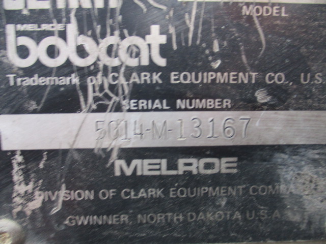 1983 Bobcat 642 Skid Steer Loader