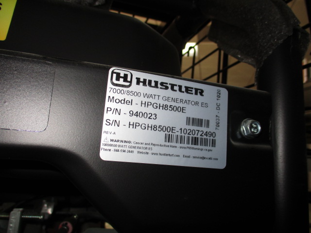 2021 Hustler Excel HPGH8550E 8500 watt Hustler/Excel Generator Generator