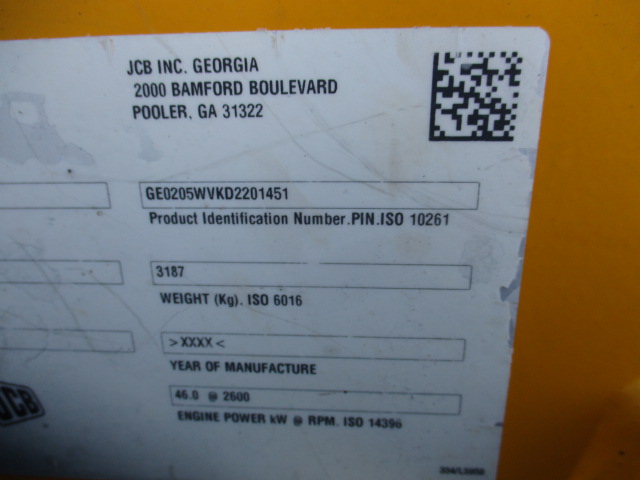 2013 JCB 205 Skid Steer Loader