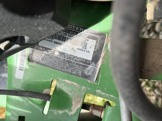 2017 John Deere Z540R Mower/Zero Turn
