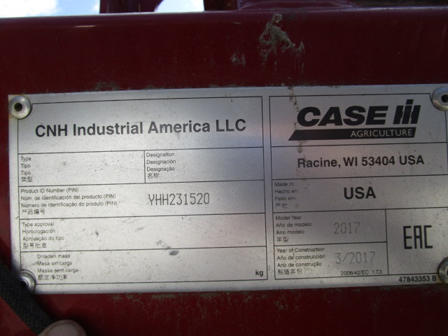 2017 Case IH 3020-30 Header Combine