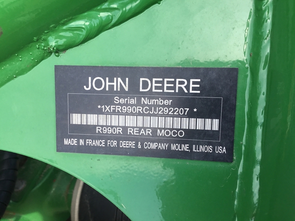 2018 John Deere R990R Mower Conditioner