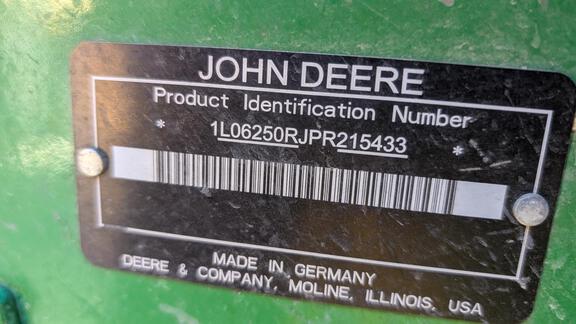 2024 John Deere 6R 250 Tractor