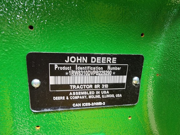 2023 John Deere 8R 310 Tractor