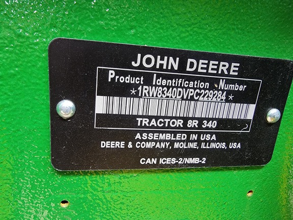 2023 John Deere 8R 340 Tractor