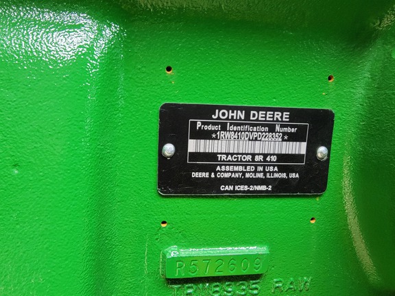 2023 John Deere 8R 410 Tractor