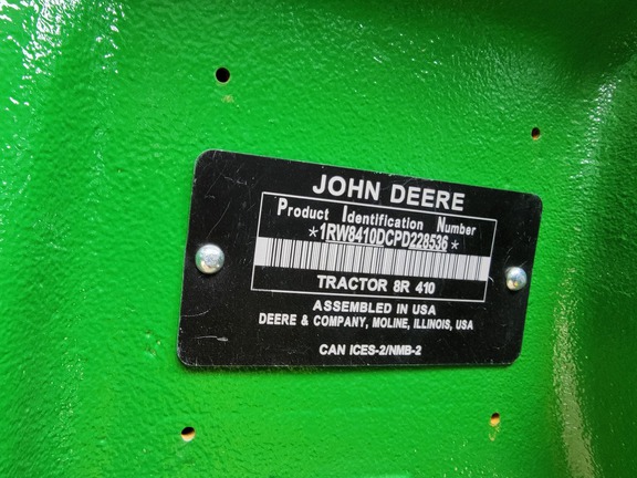 2023 John Deere 8R 410 Tractor