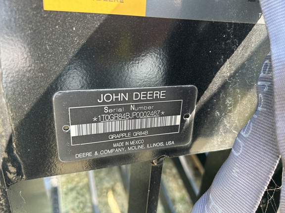 2024 John Deere GR84B Grapple