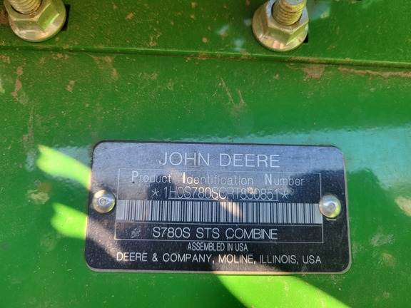 2024 John Deere S780 Combine