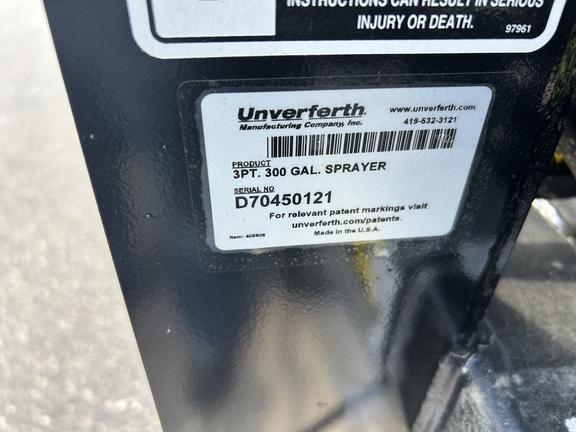 2023 Top Air 300-45 Sprayer/3pt