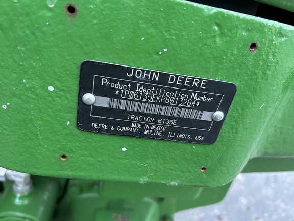 2023 John Deere 6135E Tractor