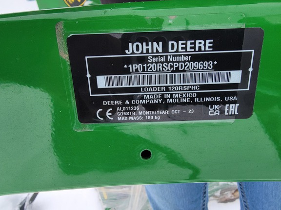 2024 John Deere 120R Loader