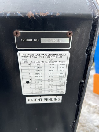 Erskine 72 Snowblower Misc