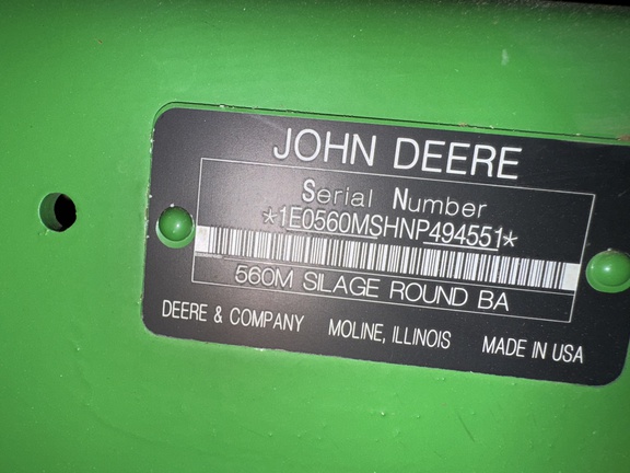 2023 John Deere 560M Baler/Round