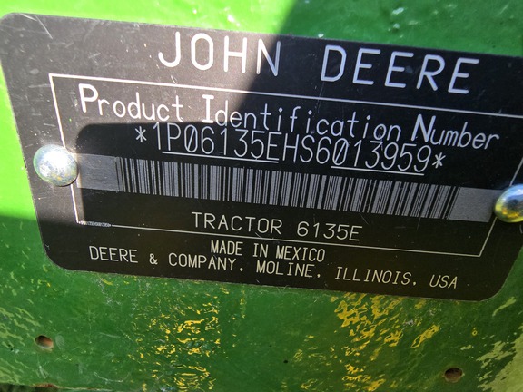 2025 John Deere 6135E Tractor