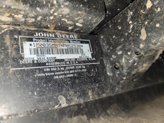 2022 John Deere XUV 835M ATV