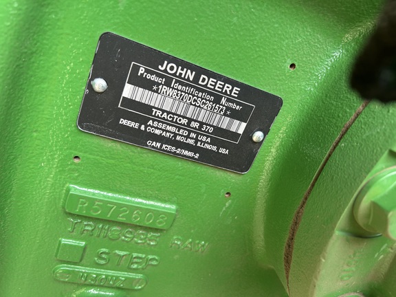 2025 John Deere 8R 370 Tractor