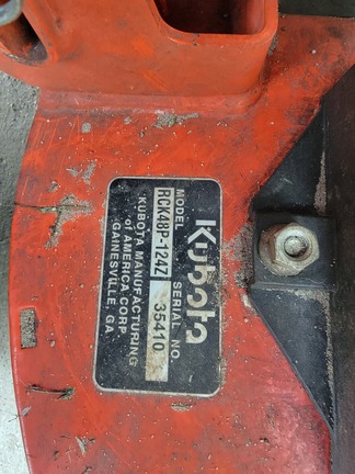 2018 Kubota Z121S Mower/Zero Turn