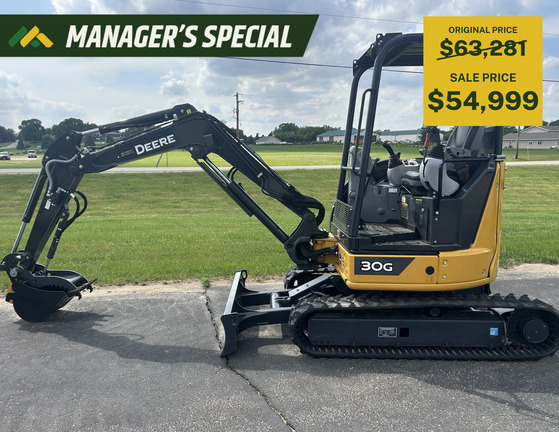 2023 John Deere 30G Excavator Mini