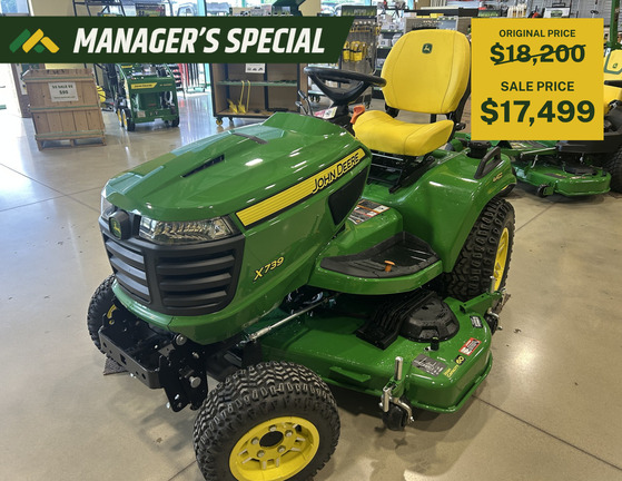 2024 John Deere X739 Garden Tractor