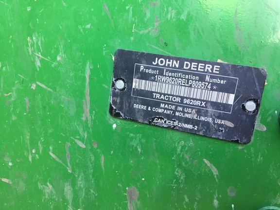 2020 John Deere 9620RX Tractor Rubber Track