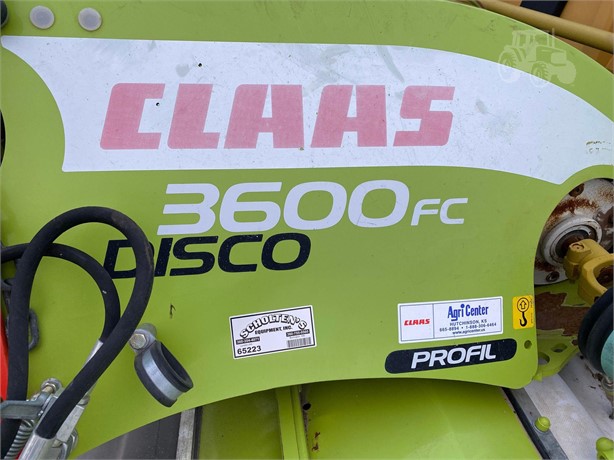 2017 CLAAS 3600C Mower Conditioner/Disc