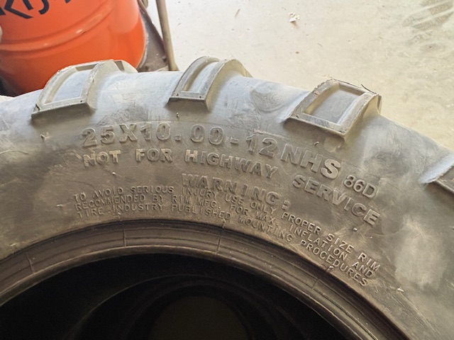 2026 Kubota K7561-19120 Tires