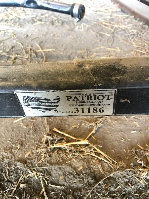 2020 Patriot CR34 Corn Reel