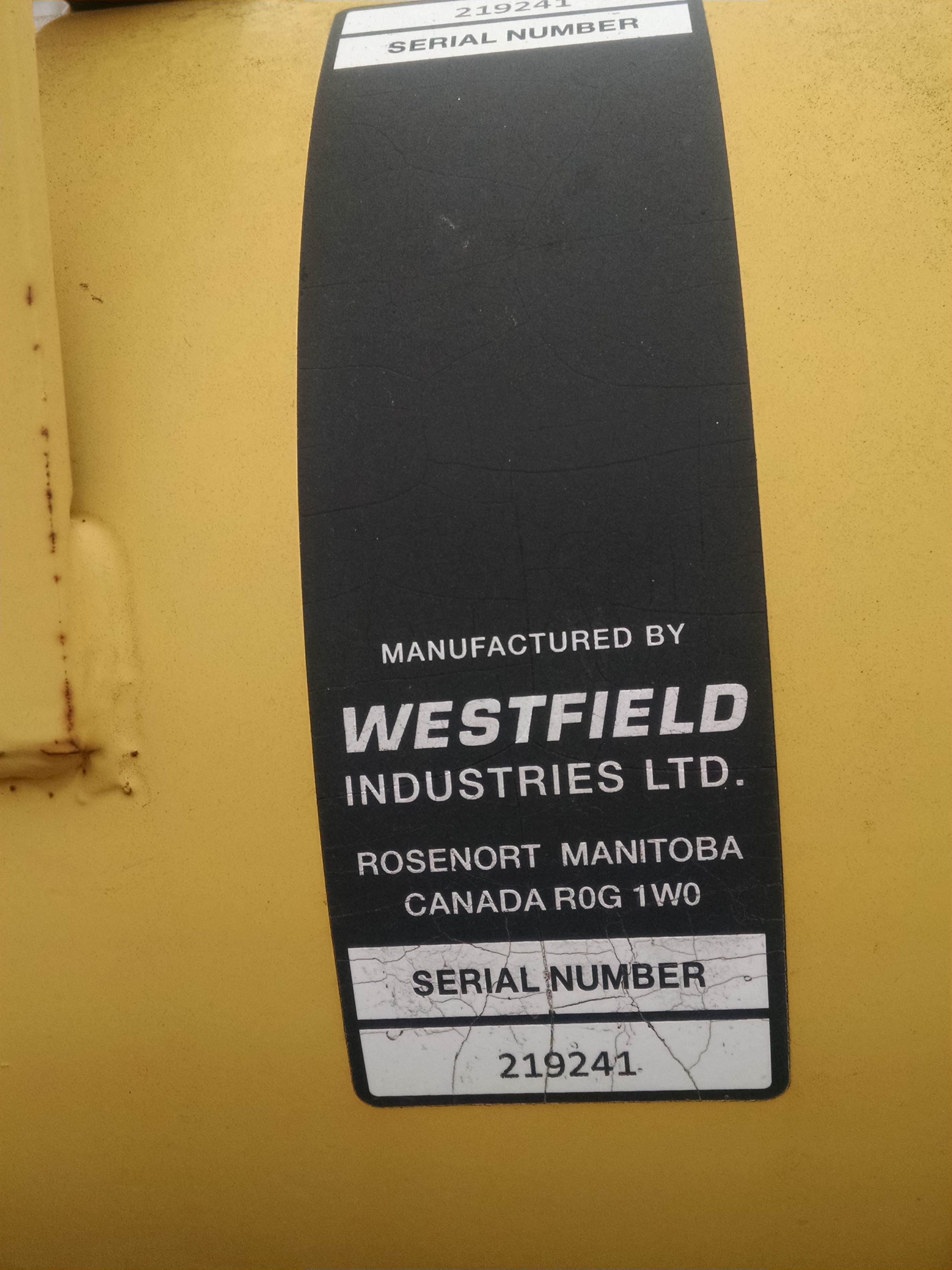 2010 Westfield MK100-81 Grain Auger