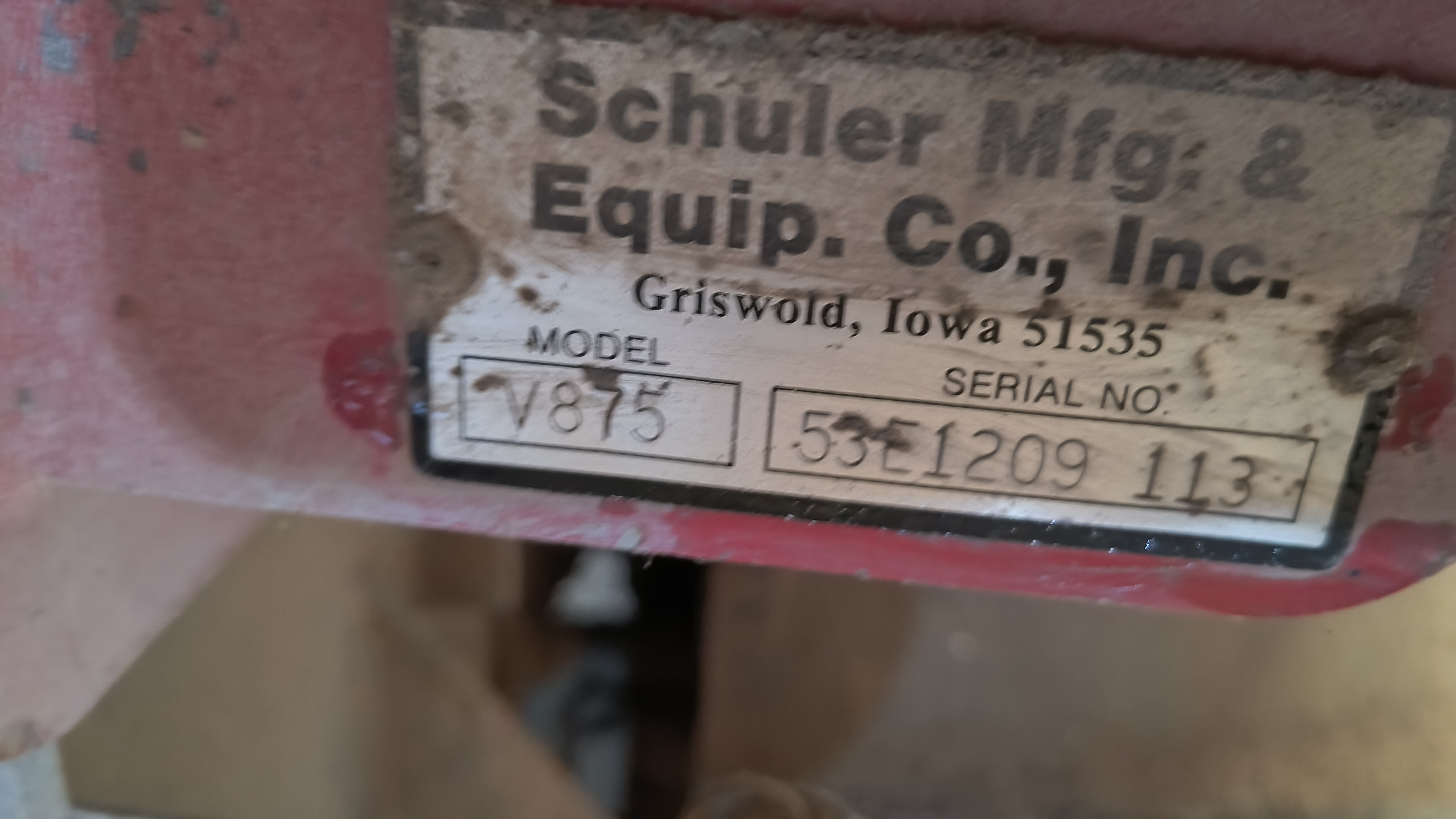 2009 Schuler 875 Vertical Feed Mixer