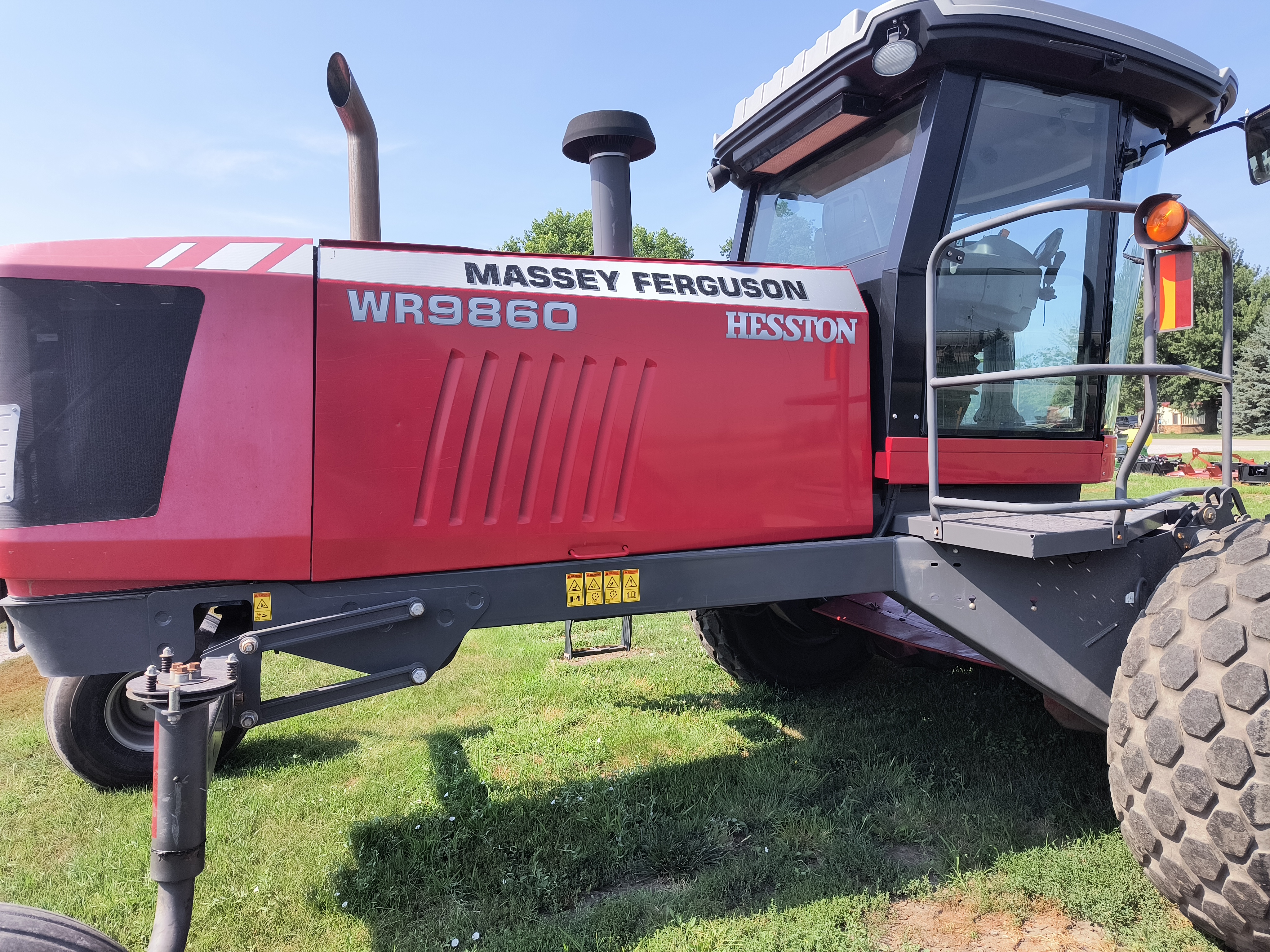 2015 Massey Ferguson WR9860 Windrower