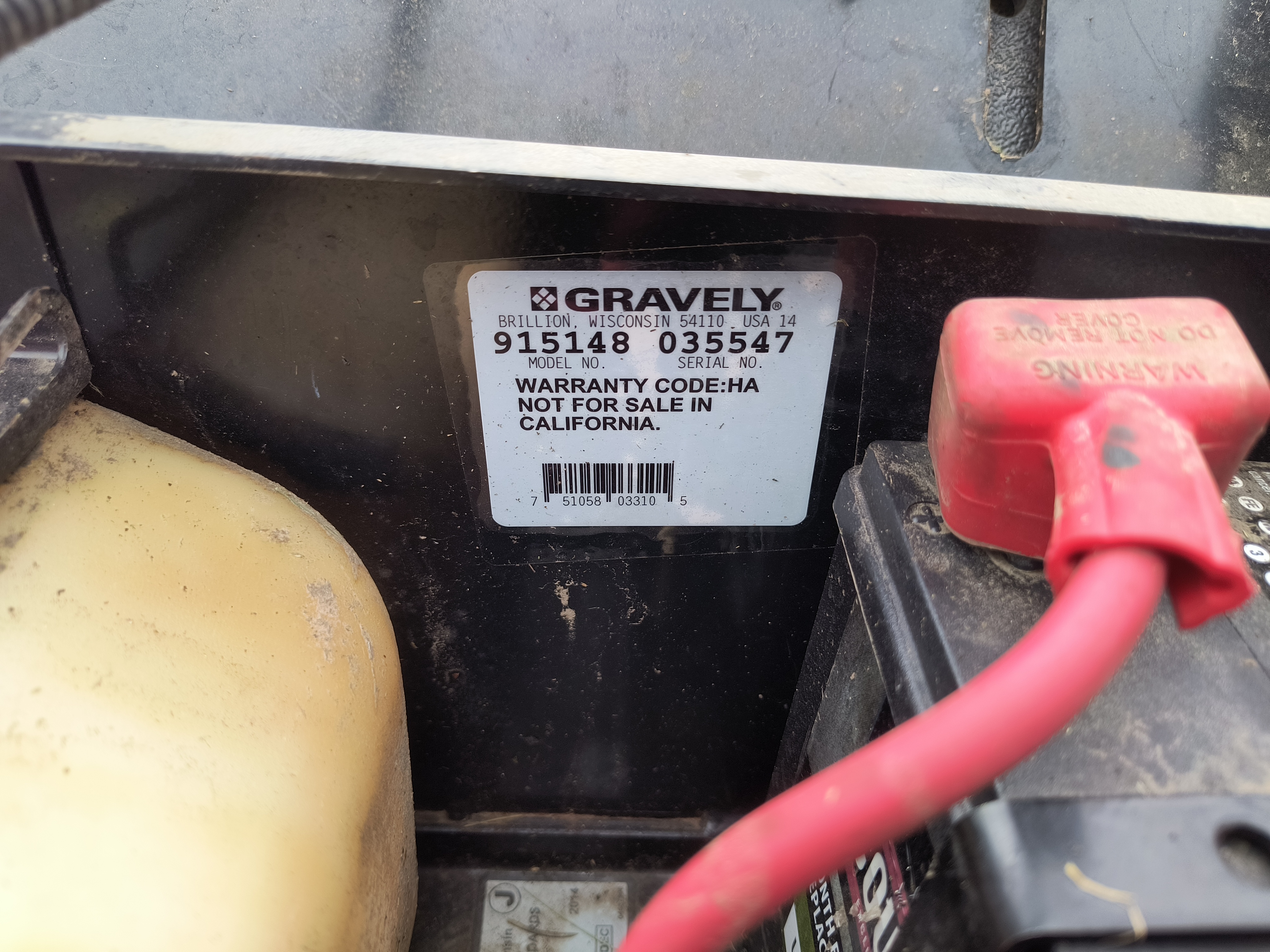 2012 Gravely ZT XL 42 Mower/Zero Turn