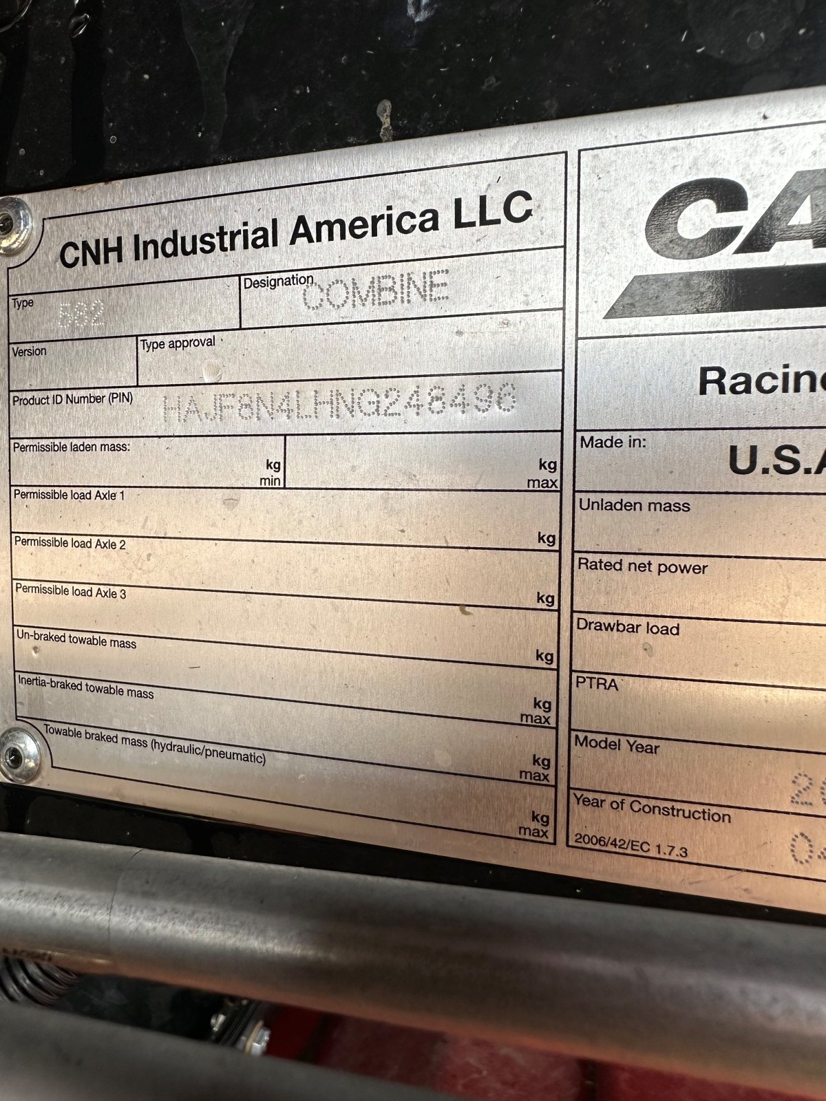 2022 Case 8250 Combine