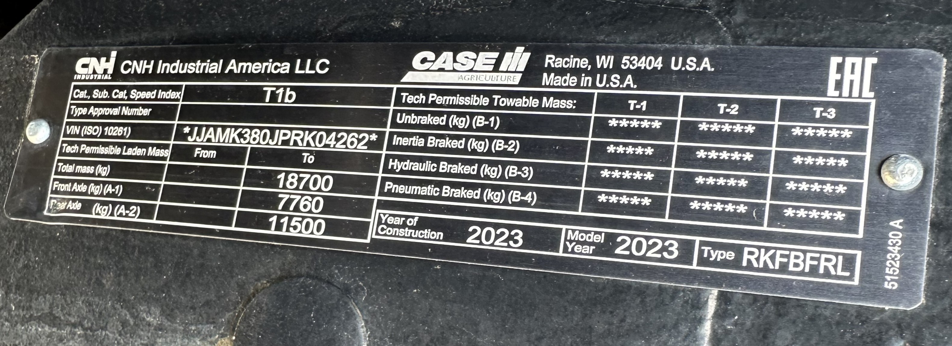 2023 Case MAG380 Tractor