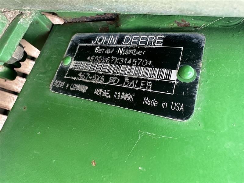 John Deere 567 Baler/Round