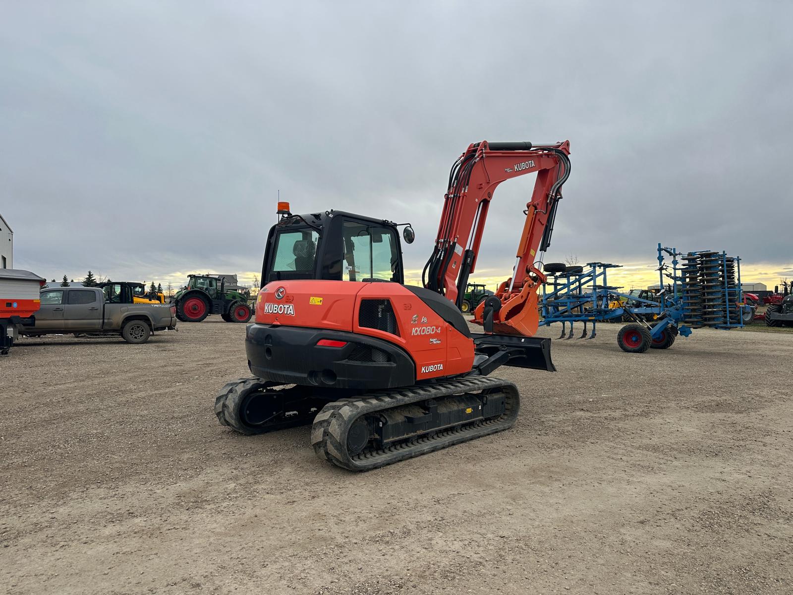 2021 Kubota KX080-4 Excavator Mini