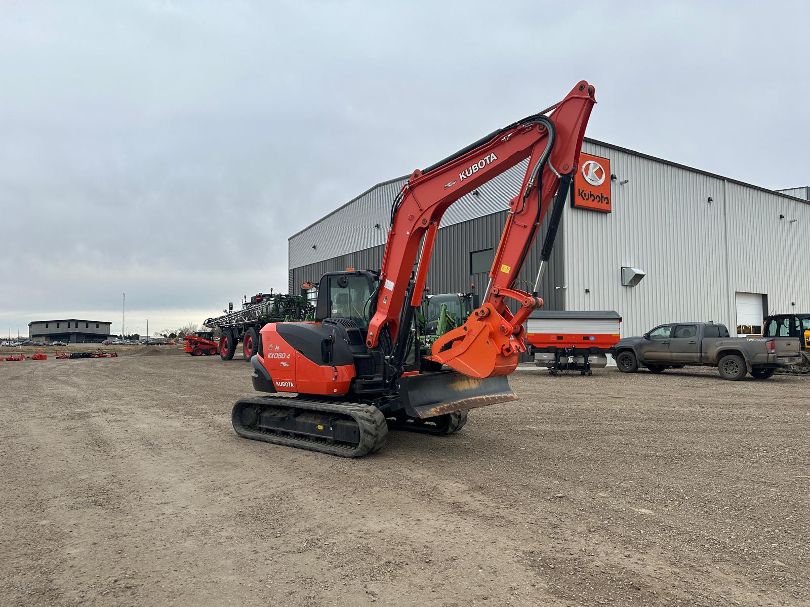 2021 Kubota KX080-4 Excavator Mini