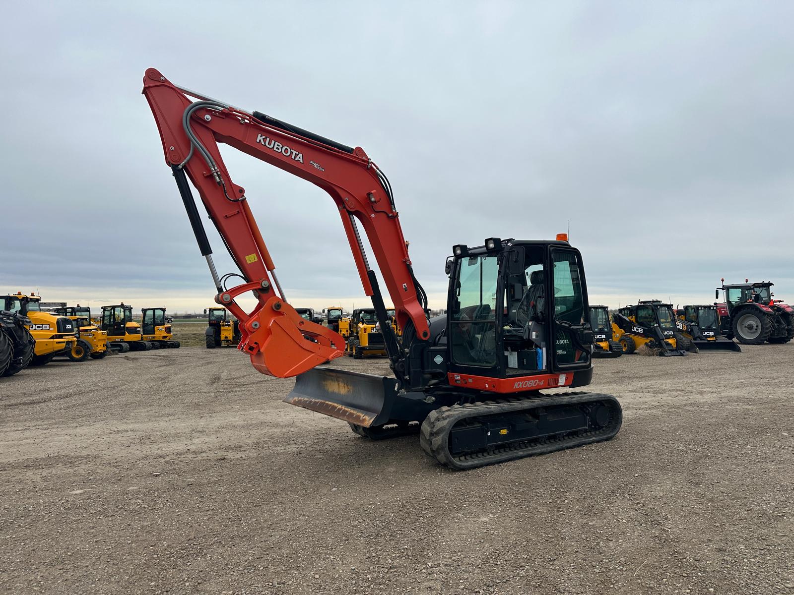 2021 Kubota KX080-4 Excavator Mini