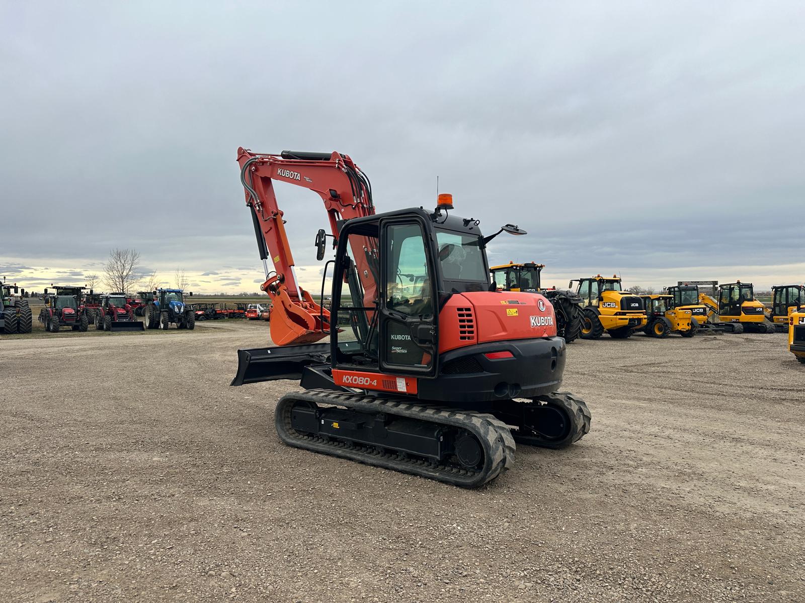 2021 Kubota KX080-4 Excavator Mini