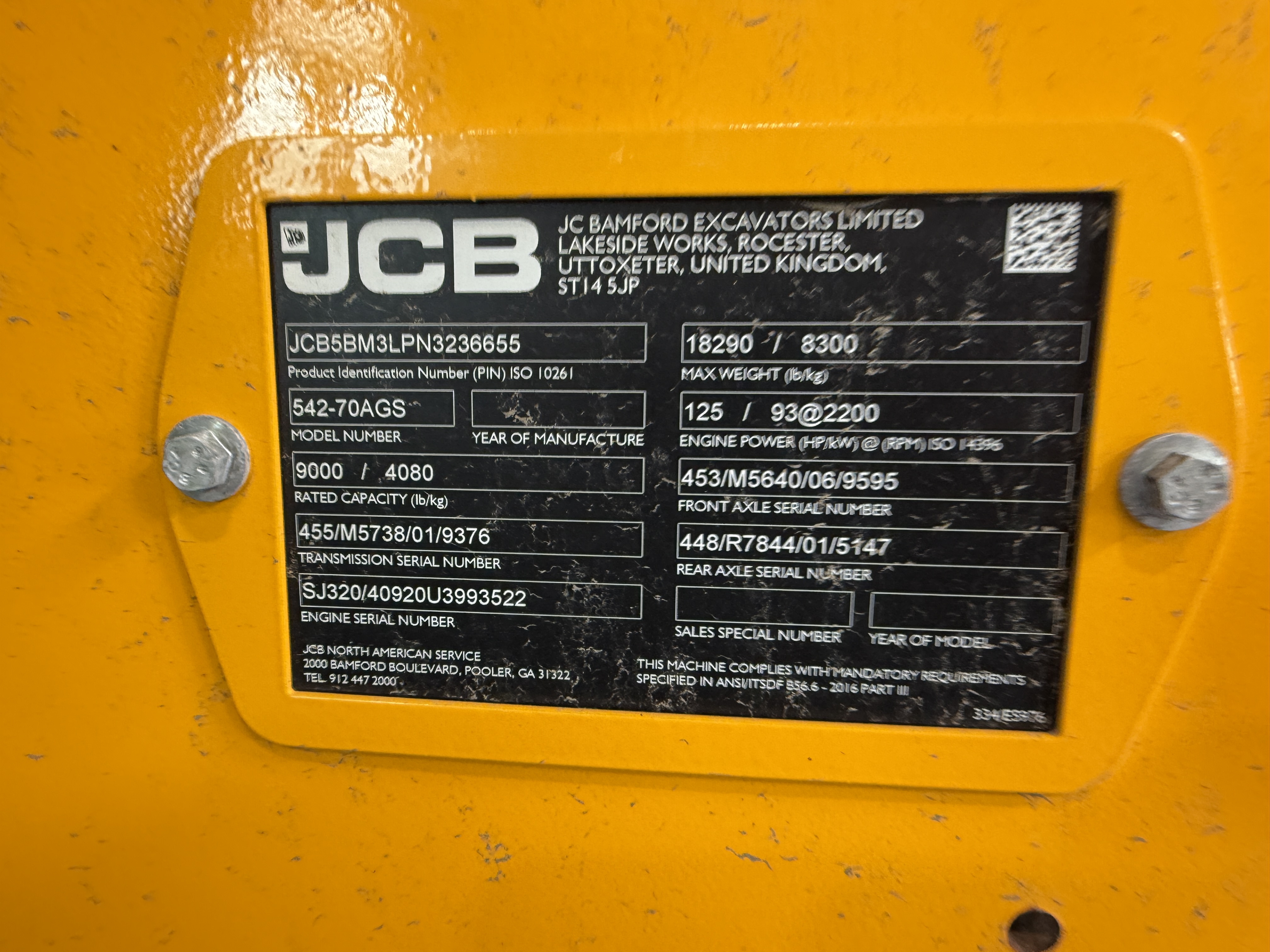 JCB 542-70 TeleHandler