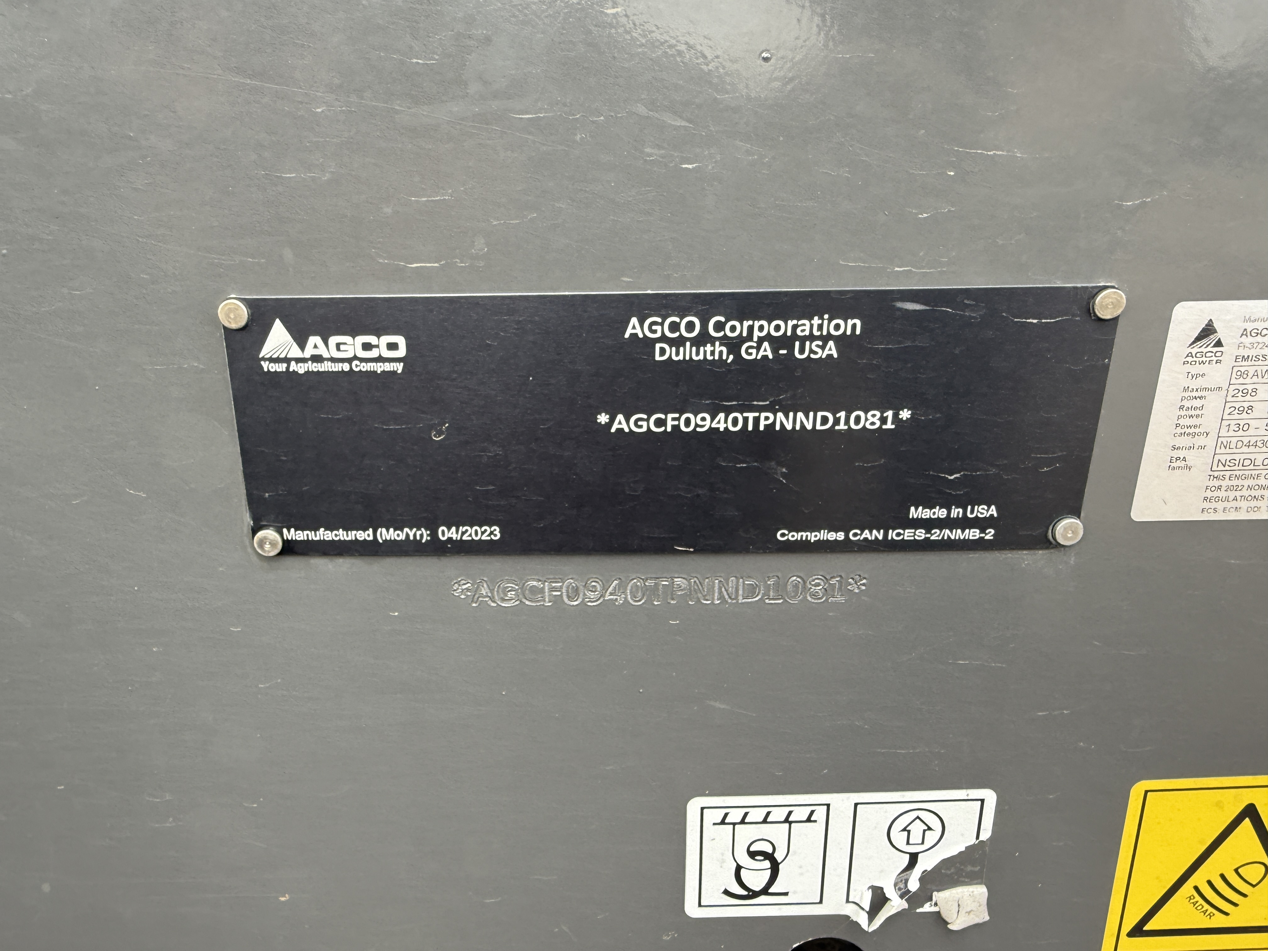 2023 Fendt 940 Tractor