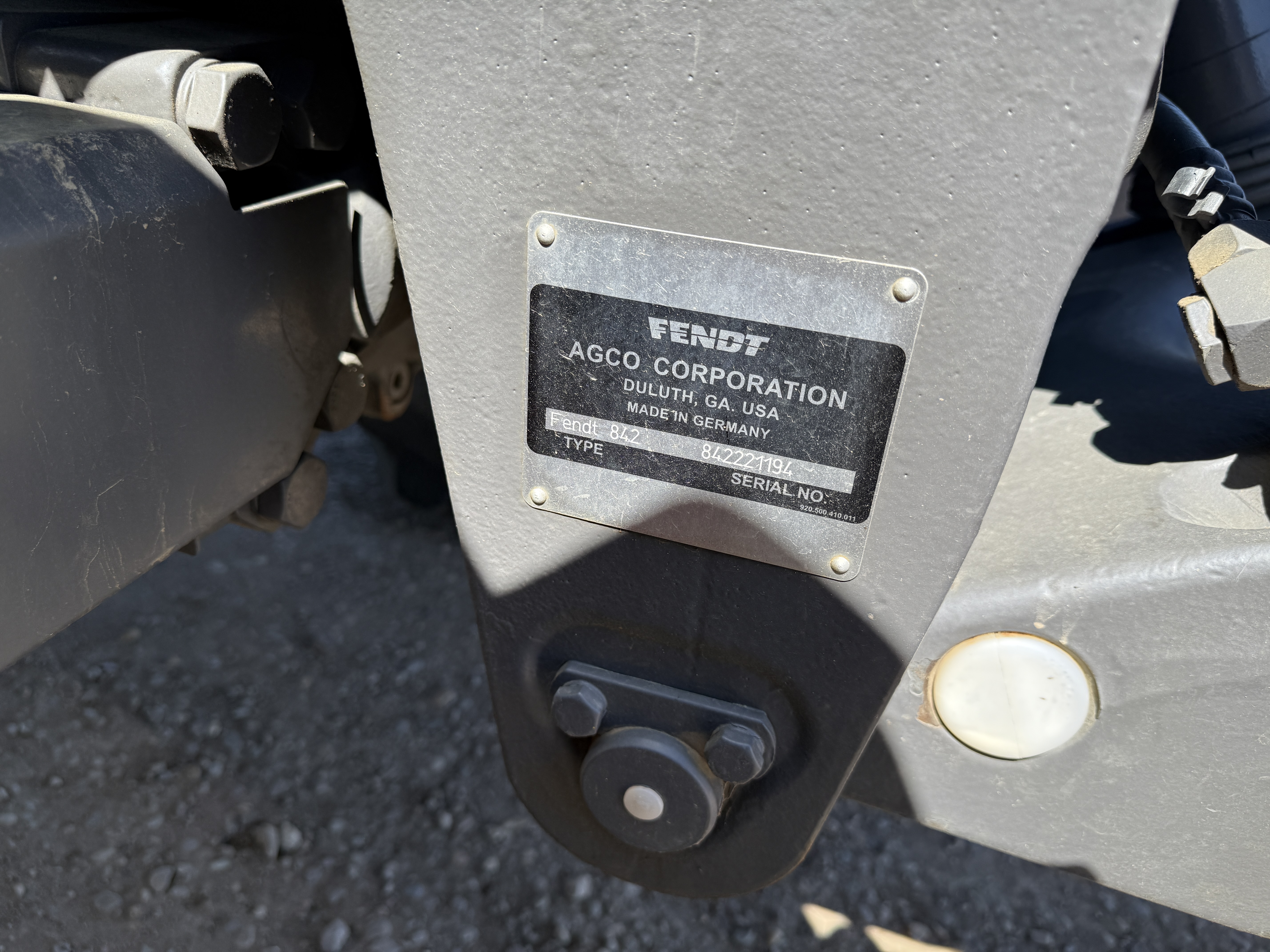 2015 Fendt 828S4 Tractor