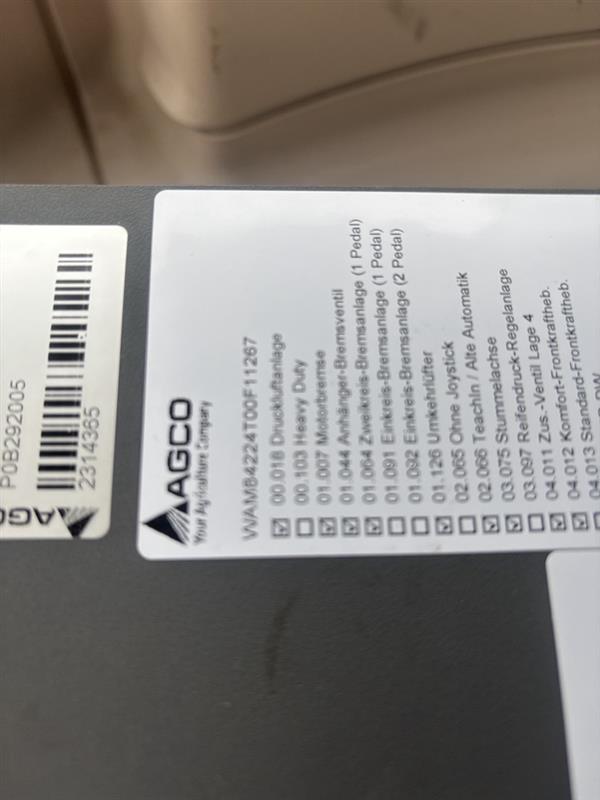 2024 Fendt 828S4 Tractor