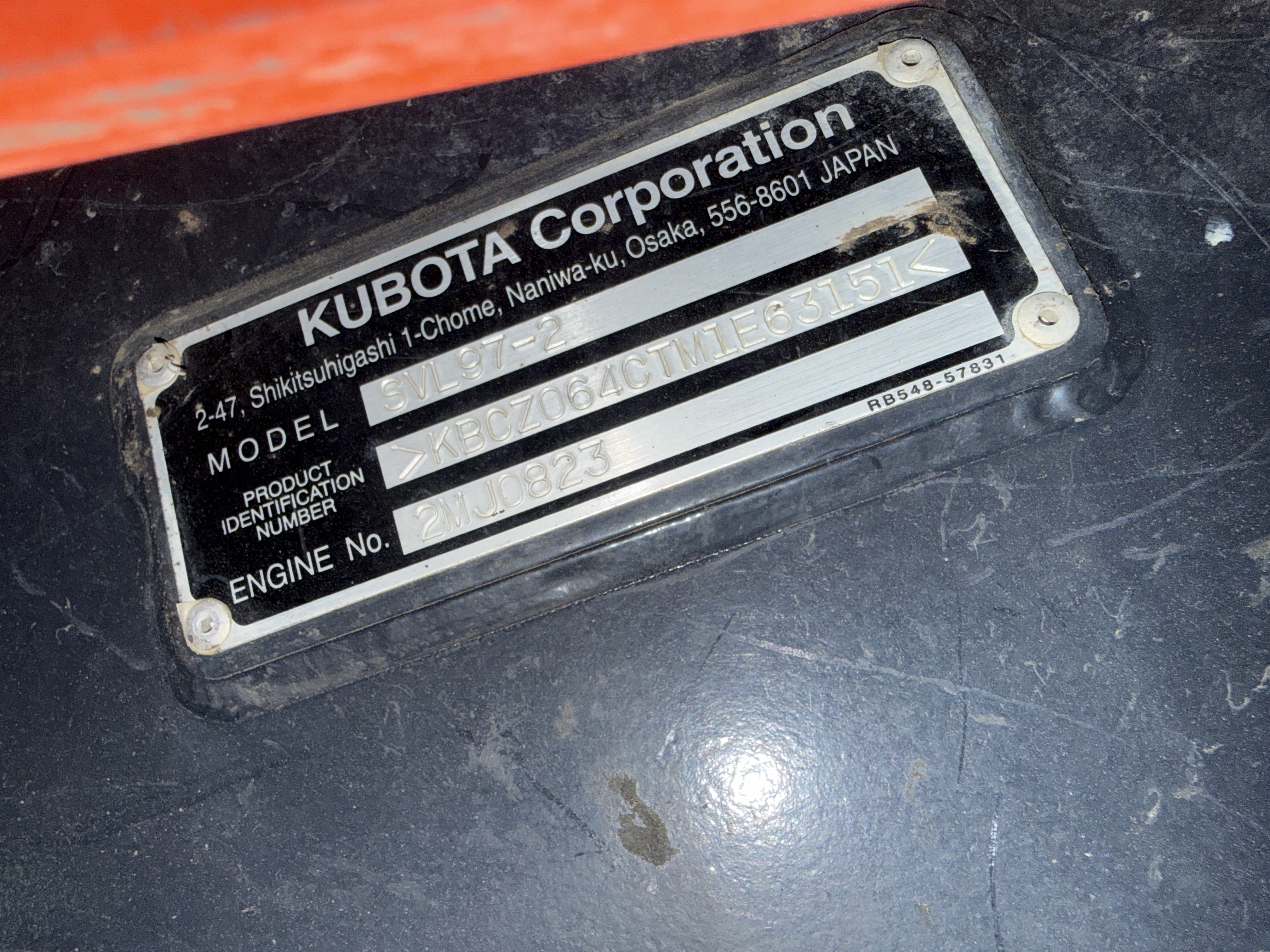 2021 Kubota SVL97-2 Compact Track Loader