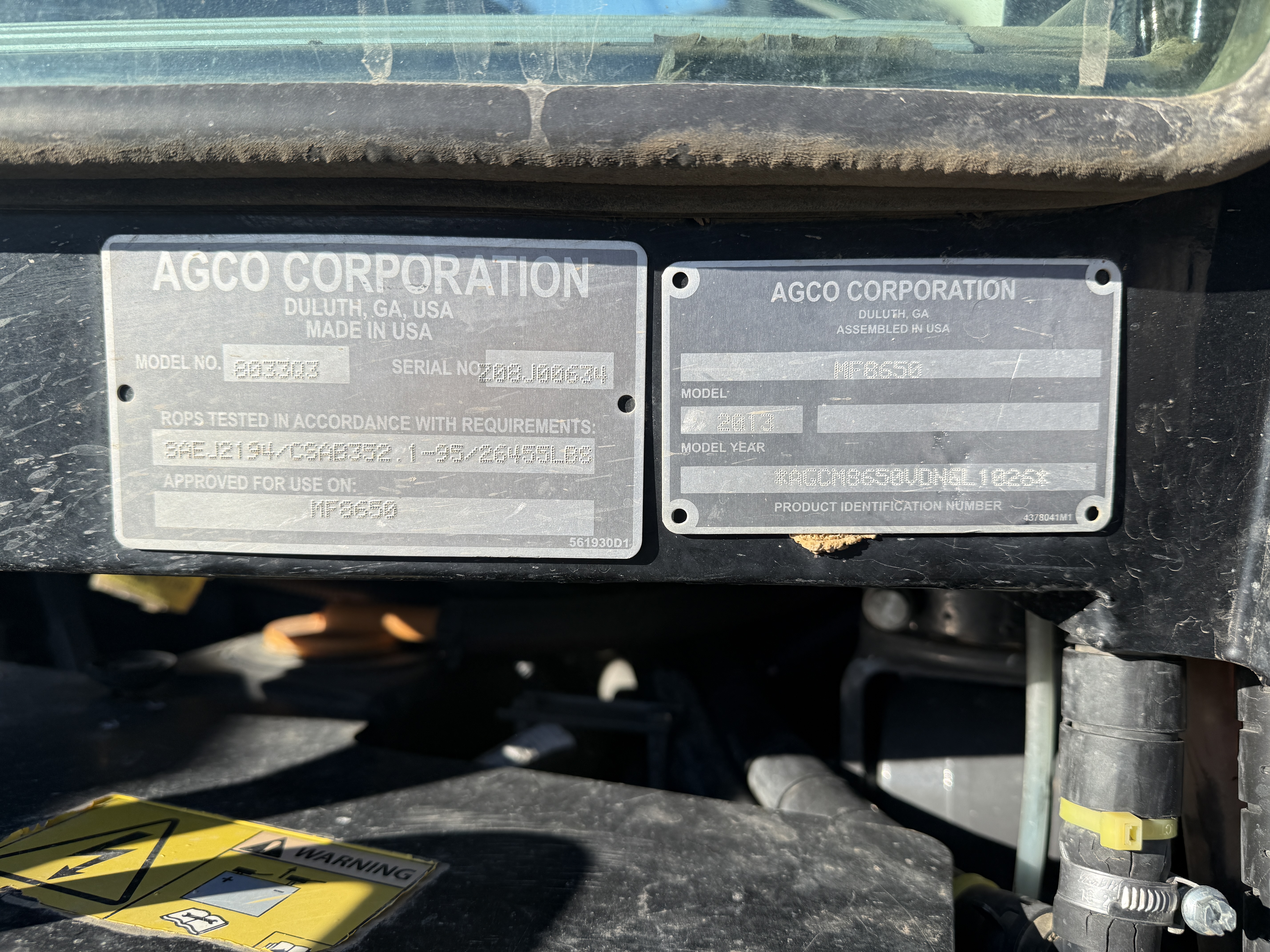 2013 Massey Ferguson 8650 Tractor