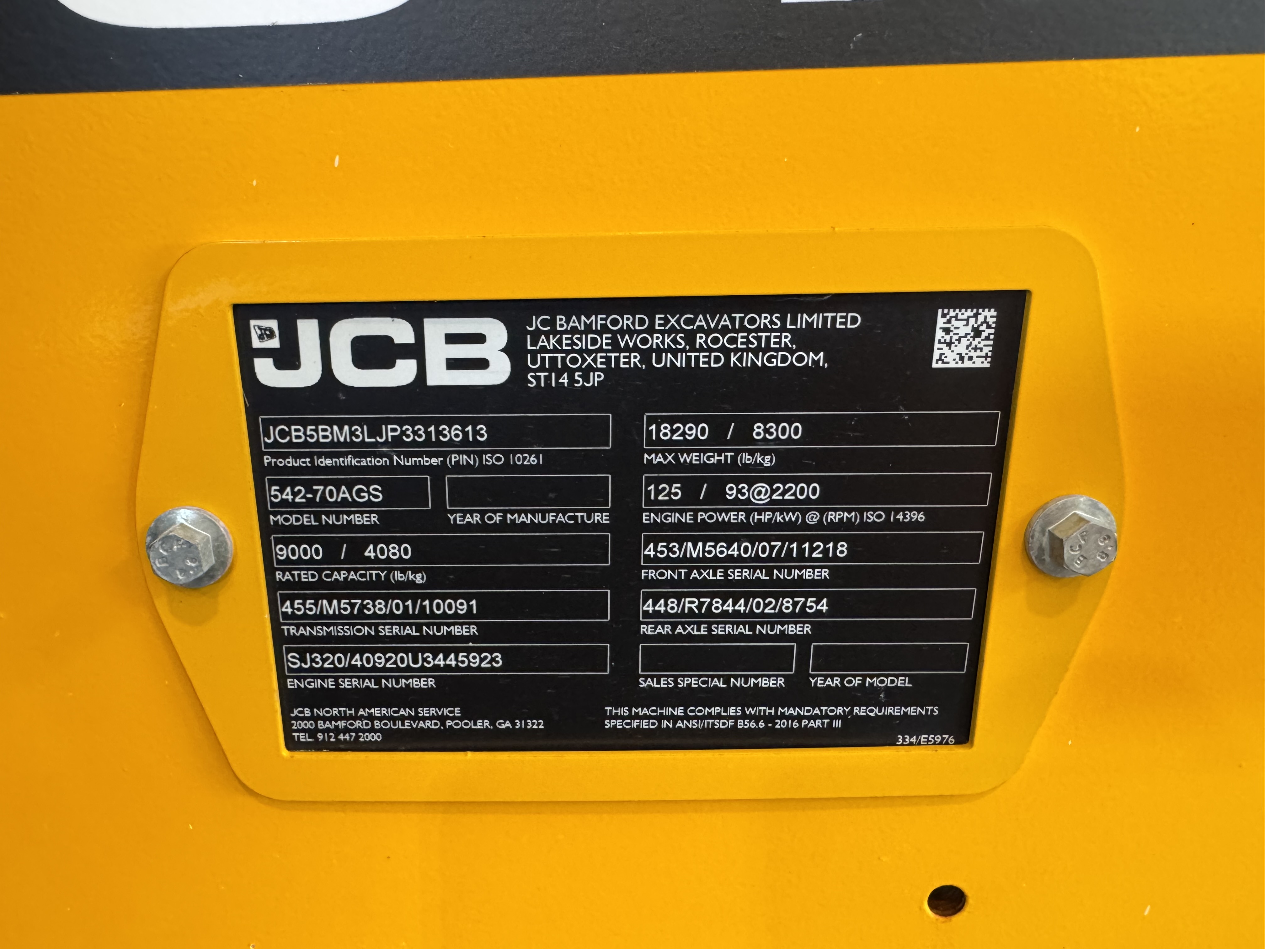 2023 JCB 542-70 TeleHandler