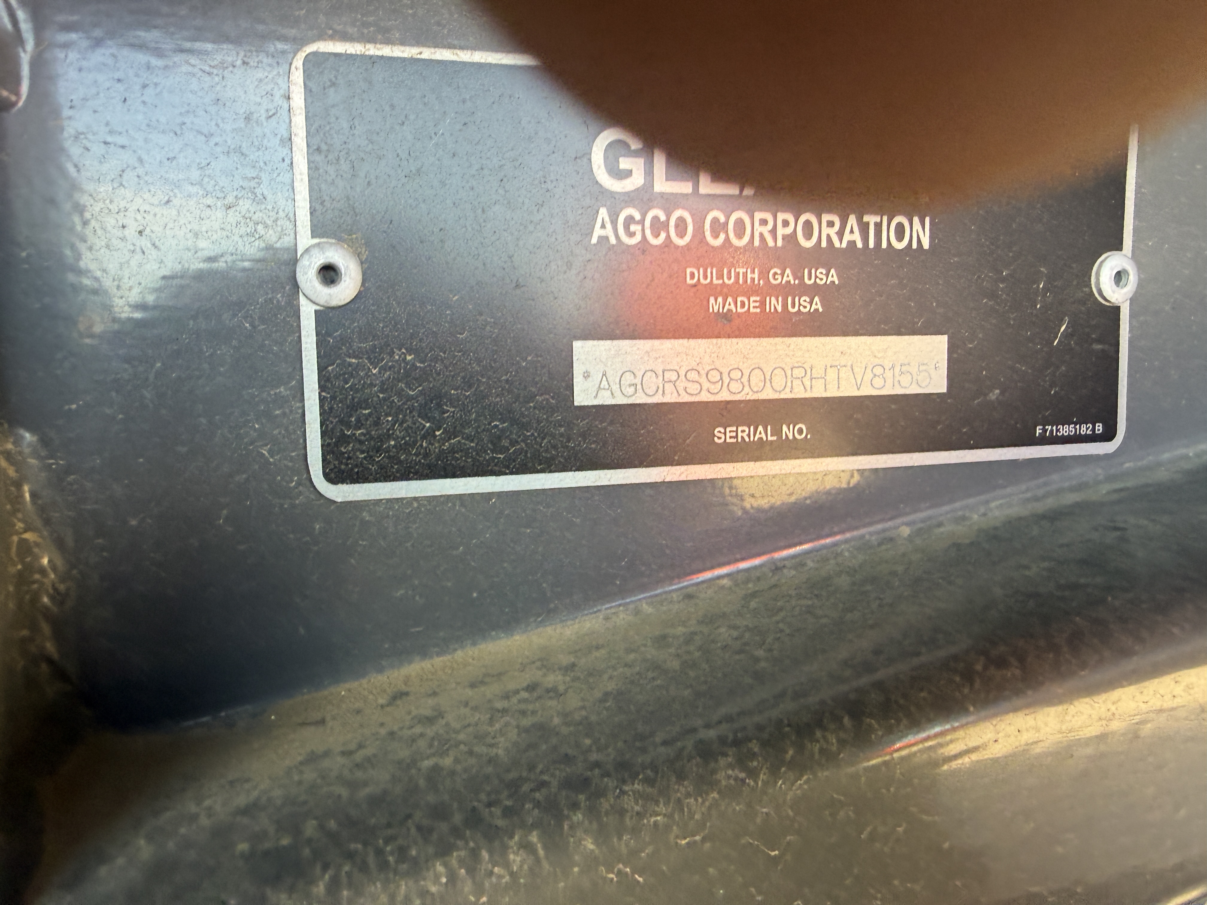 2024 Gleaner GLS98 Combine