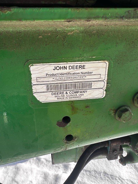 2014 John Deere 6115M Tractor