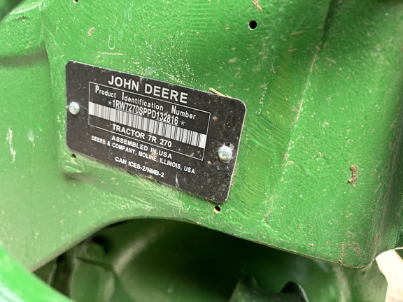 2023 John Deere 7R 270 Tractor